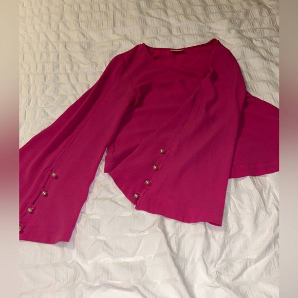 Pretty pink pearl sleeves. - Picture 1 of 4